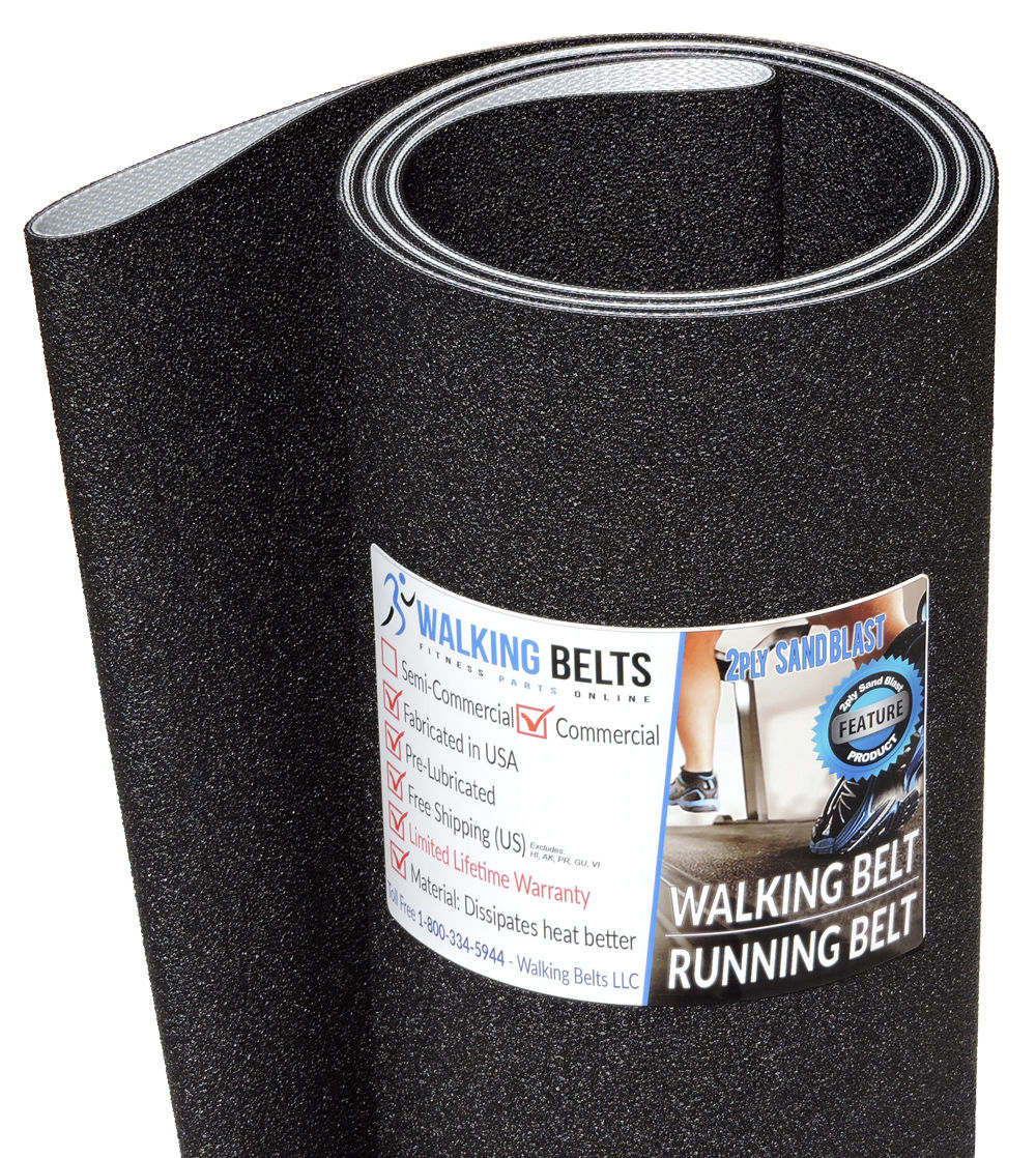 Precor 954 S/N: 6W, SI Treadmill Walking Belt Sand Blast 2ply